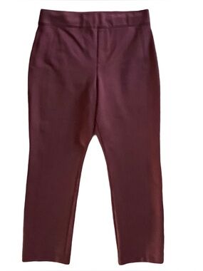 Spanx Perfect Pants Straight Leg Stretch Pull-On Women's Large